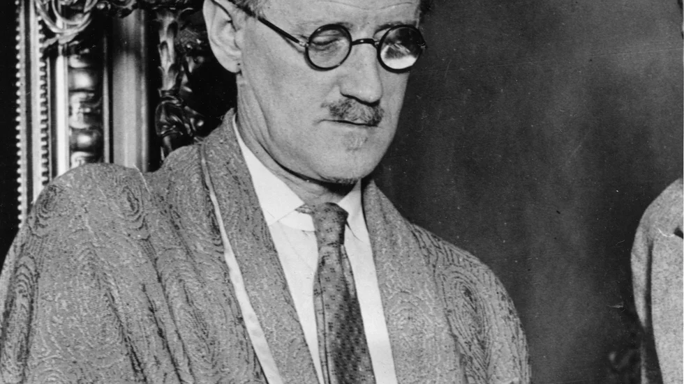 Den irländske författaren James Joyce. Arkivbild.
