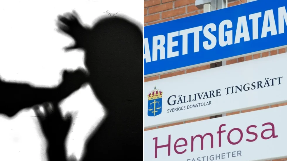 En man i 30-årsåldern har begärts häktad misstänkt för att ha misshandlat två män i en by i Kiruna kommun.