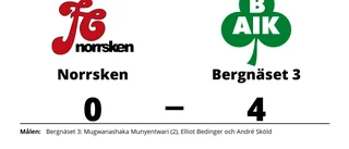 Norrsken föll i toppmötet mot Bergnäset 3