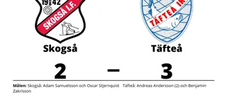 Adam Samuelsson och Oscar Stjernquist målgörare när Skogså förlorade