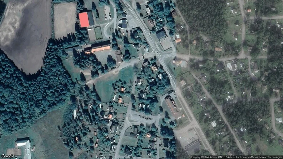 Området kring Kyrkvägen 3