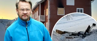 Han flydde den brinnande lägenheten – i kalsonger • "Full panik"