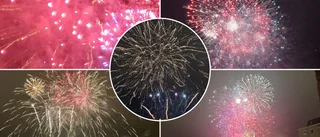 Läsarna fångade den sprakande nyårsshowen på bild