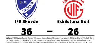 Bortaförlust för Eskilstuna Guif - 26-36 mot IFK Skövde