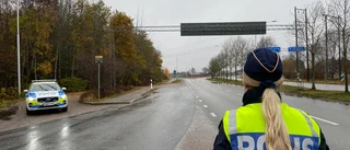 Här hade polisen trafikkontroller 