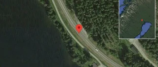 Singelolycka på väg 97 - ett körtfält helt blockerat