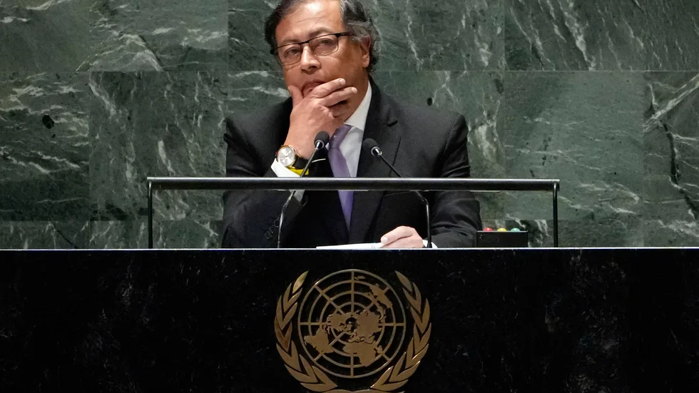 Colombias president Gustavo Petro. Arkivbild.