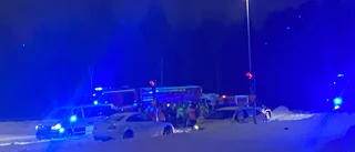 Krock i olycksdrabbad korsning i Luleå