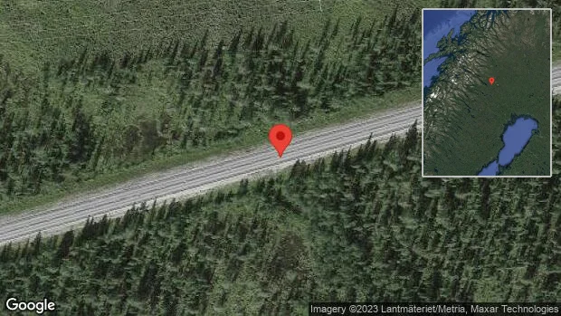 Stopp på E45 på grund av trafikolycka med flera fordon