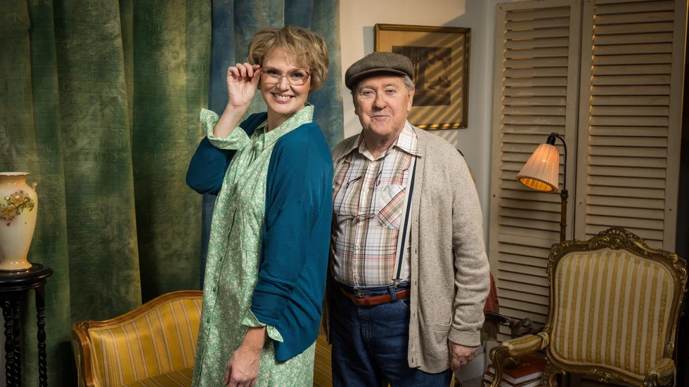 Sanna Nielsen och Tommy Körberg spelar mot varandra i "Änglagård" från och med nästa höst. Pressbild.
