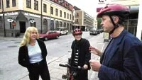 Maria Ström, Ulla Öhrn och Leif Svensson tycker att vi ska låta bilen stå på måndag. Foto: Anders Liljegren