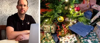 Goda julgärningen: Erik, 42, skänker pengar till mat och klappar