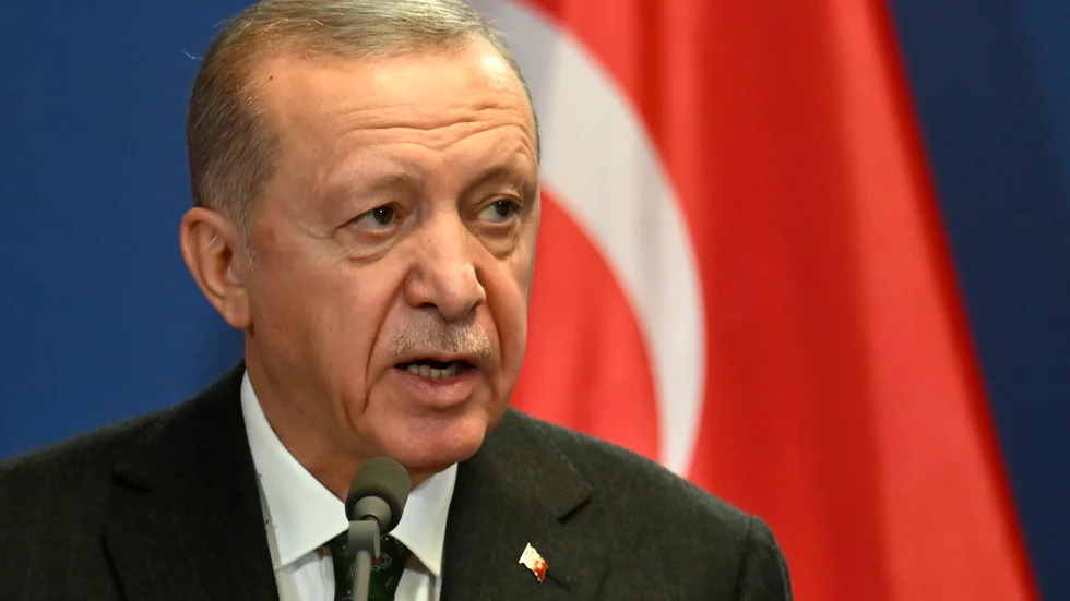 Recep Tayyip Erdogan, Turkiets president. Arkivbild.