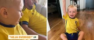 "Heja fitthumör!" – Leo, 2, från Linköping viral efter videon