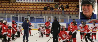 78-årige magistern trampade loss under hockeyskolan
