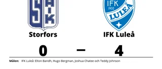 Storfors föll på hemmaplan mot IFK Luleå