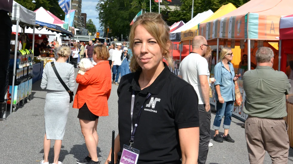 Carita Nord Isgren är kommunens projektledare för årets Augustifest som nu dragit igång.