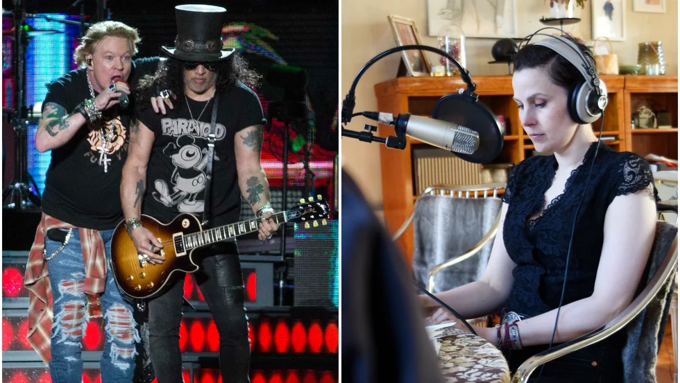 Axl Rose och Slash i Guns n´ roses har spelats i Elin Sundströms podcast "Bandkollen". Nu har representanter för bandet sett till att Luleåpodden stängts ner.