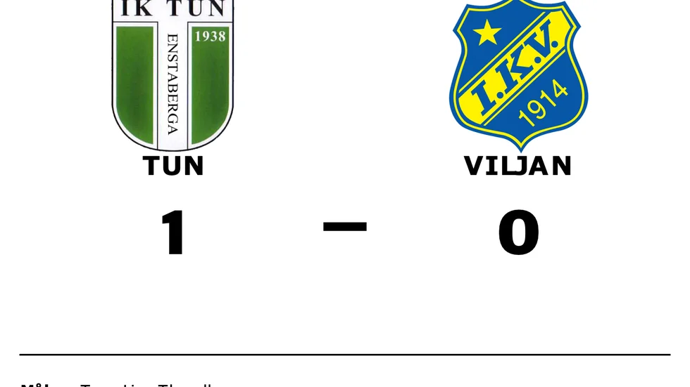 Tun vann mot Viljan
