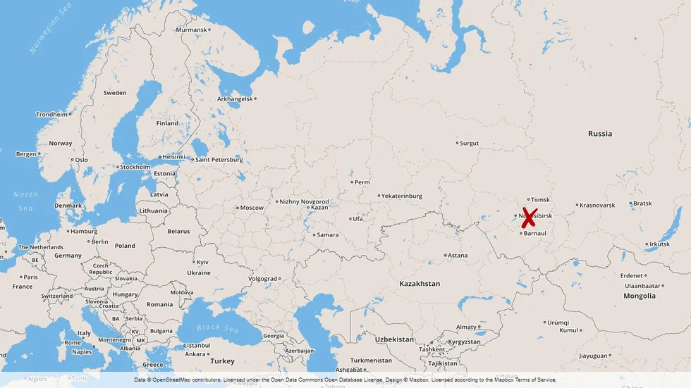 Ett mindre flygplan har kraschat i den ryska regionen Kemerovo.