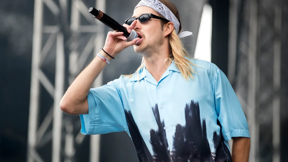 Erik "Fricky" Friman på scen. Arkivbild.