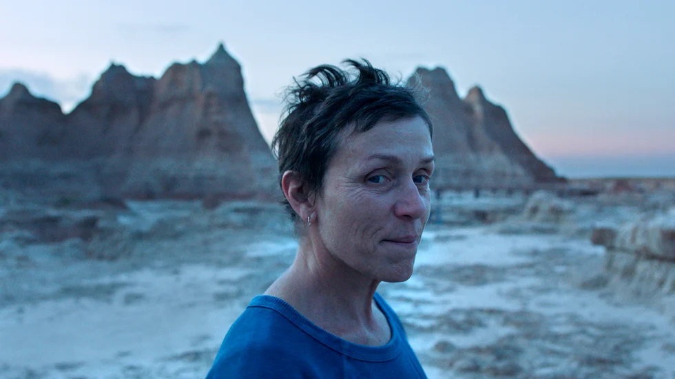 "Nomadland" med Frances McDormand i huvudrollen har vunnit de amerikanska filmproducenternas pris för bästa film. Arkivbild.