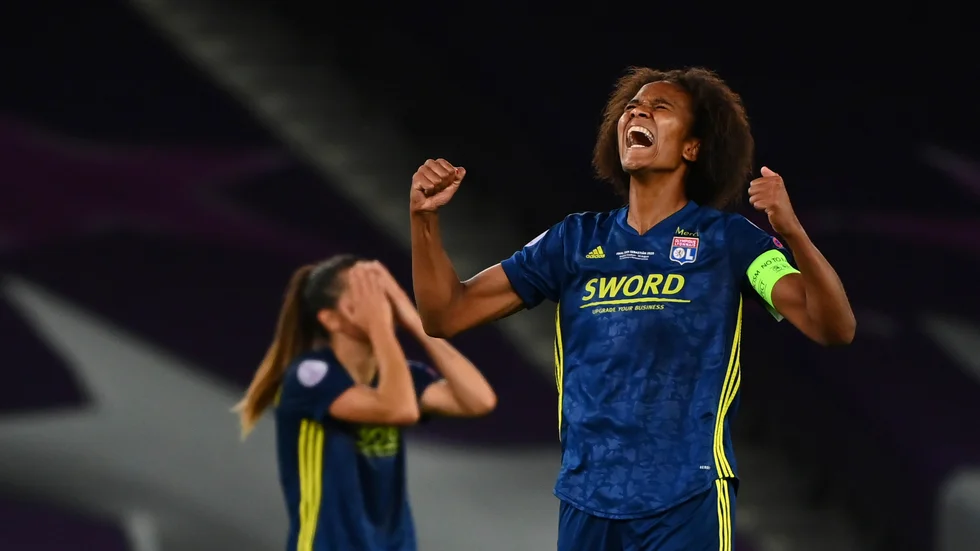 Lyon lagkapten och mittbacksstjärna Wendie Renard.