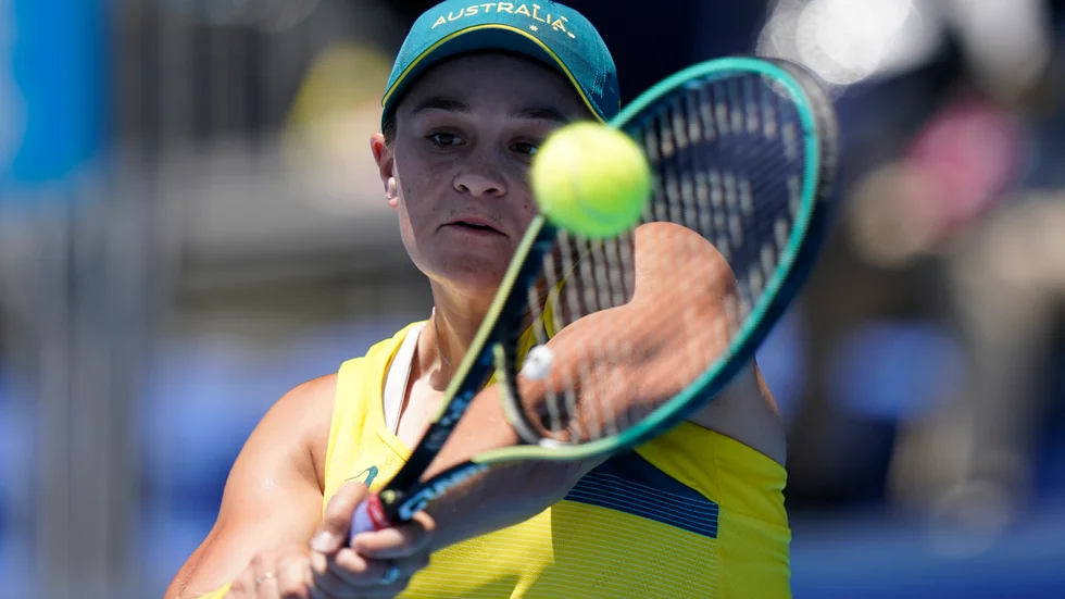 Världsettan Ashleigh Barty fick bara spela en match i Tokyo.