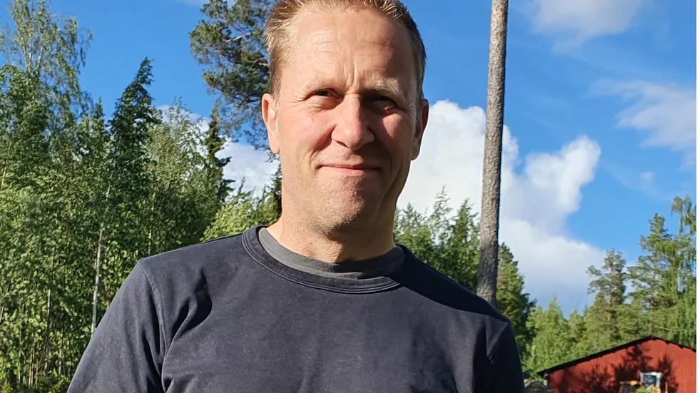 Mikael Nordström fick RF Sisus förtjänsttecken i guld.
