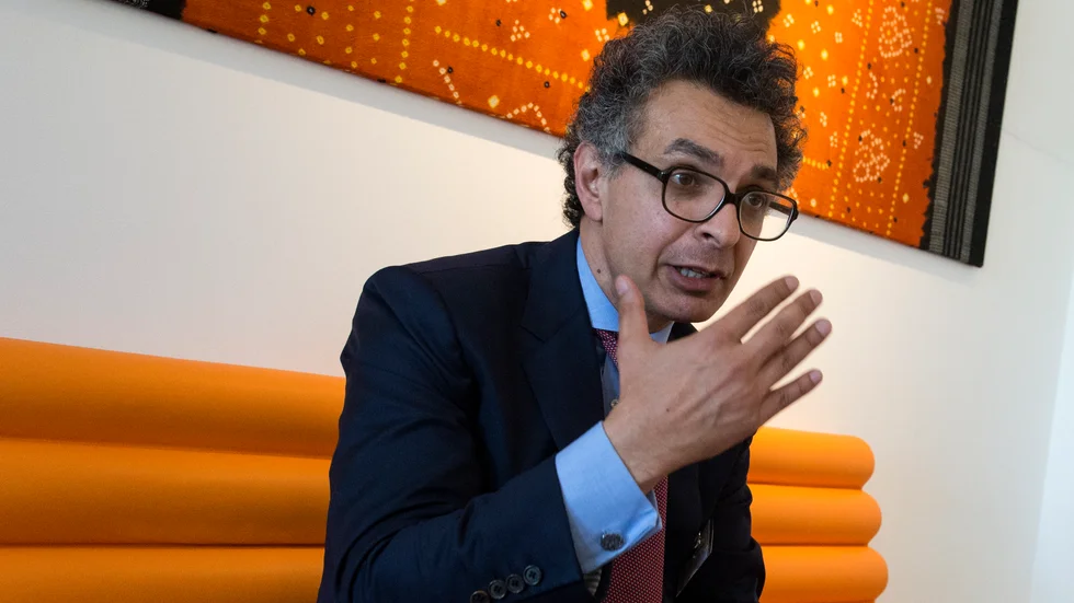 Saad Mohseni, grundare av det afghanska medieimperiet Moby Group som äger tv- och radiokanaler, tidningar, produktionsbolag, skivbolag och reklambyråer. Fotot togs under ett besök i Sverige för några år sedan.