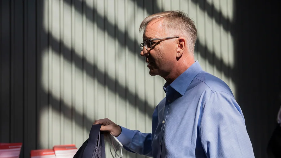 Die Linkes partiledare Dietmar Bartsch. Arkivbild.