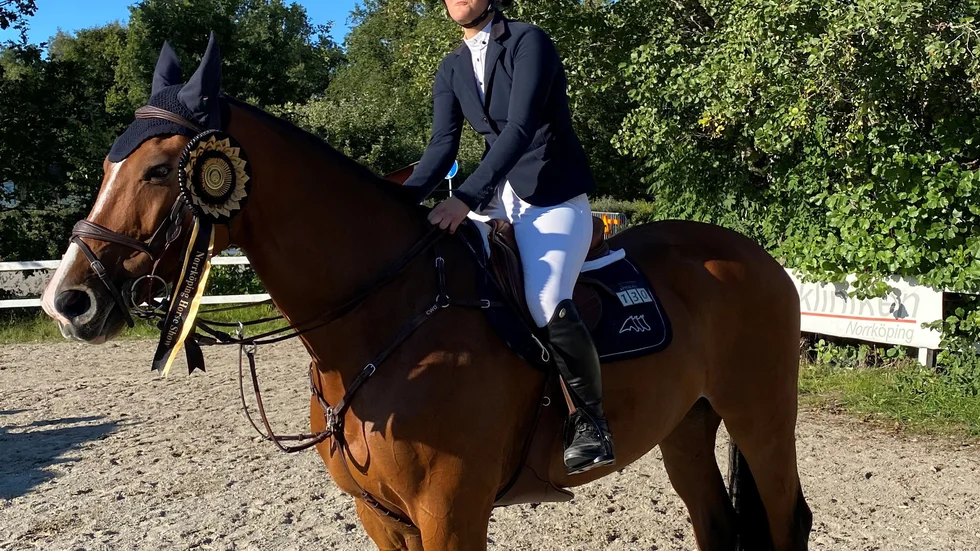 Madicken Fälting och Fashion Statement lyckades i helgen kanske få ihop tillräckligt många poäng för att ta sig till Jönköping Horse Show.