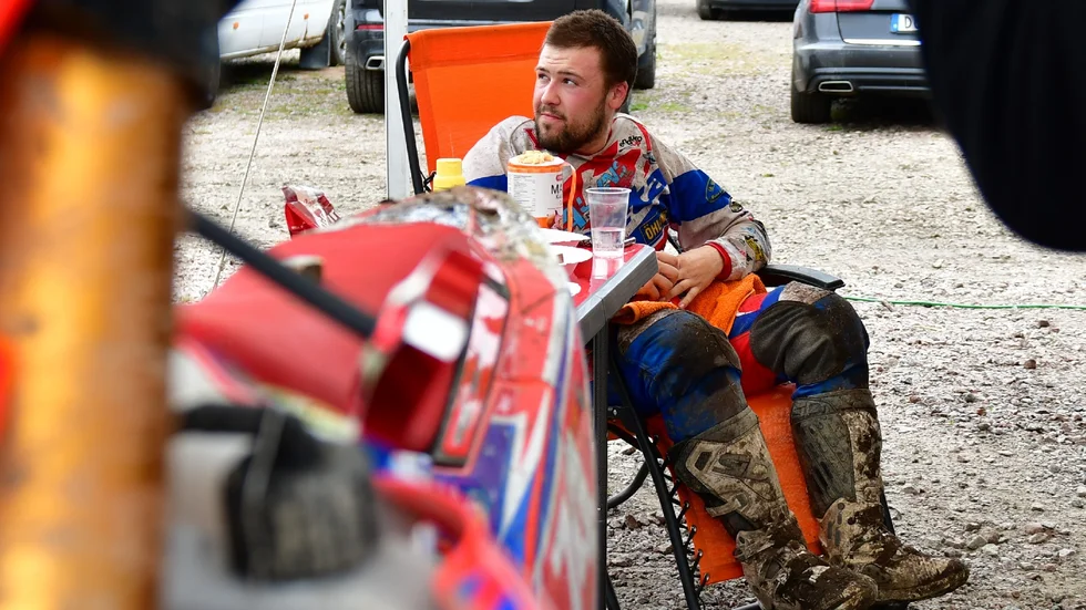 Med minsta möjliga marginal tog Uppsala MK:s Jimmy Wicksell silver när enduro-SM avslutades. (Arkivbild)