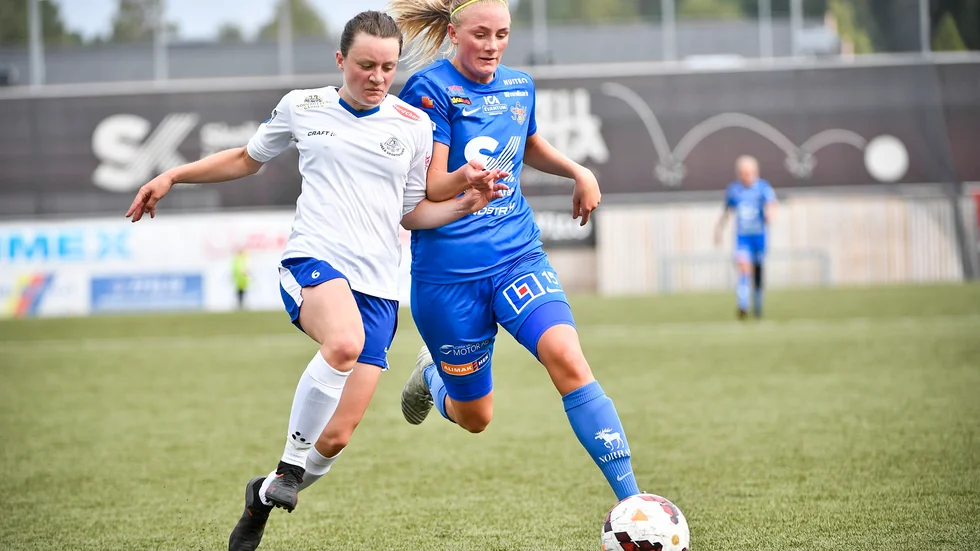 Ellen Schampi i sin senaste sejour i Sunnanå tröjan.

