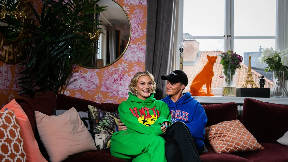 Lisa Anckarman tillsammans med maken Henrik Elvejord Borg.