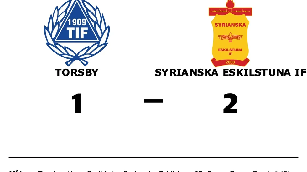 Torsby IF förlorade mot Syrianska Eskilstuna IF
