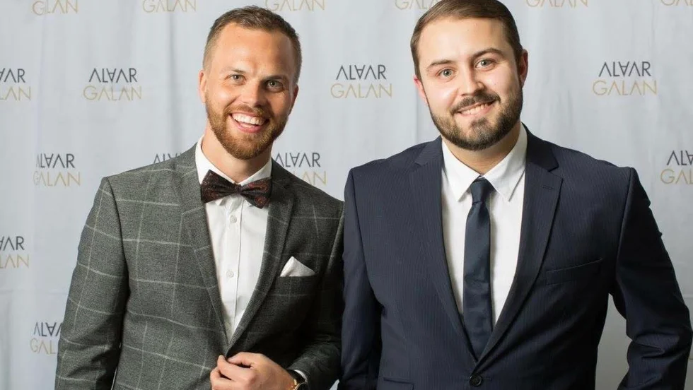 Johnny Hedlund och Alexander Nordlund har drivit butik i Citykompaniet sedan 2009. 