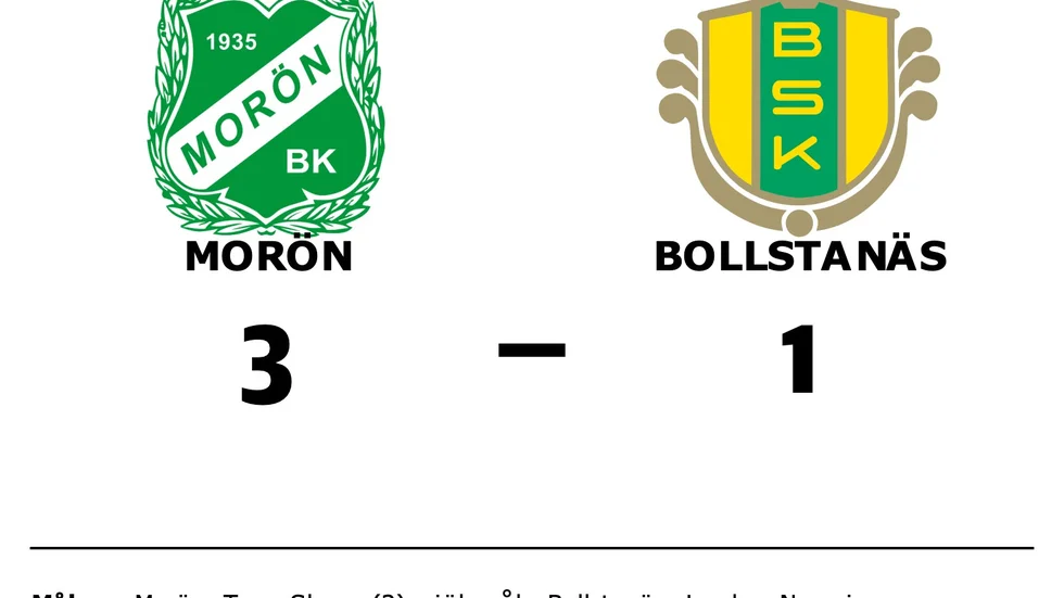 Morön BK vann mot Bollstanäs SK