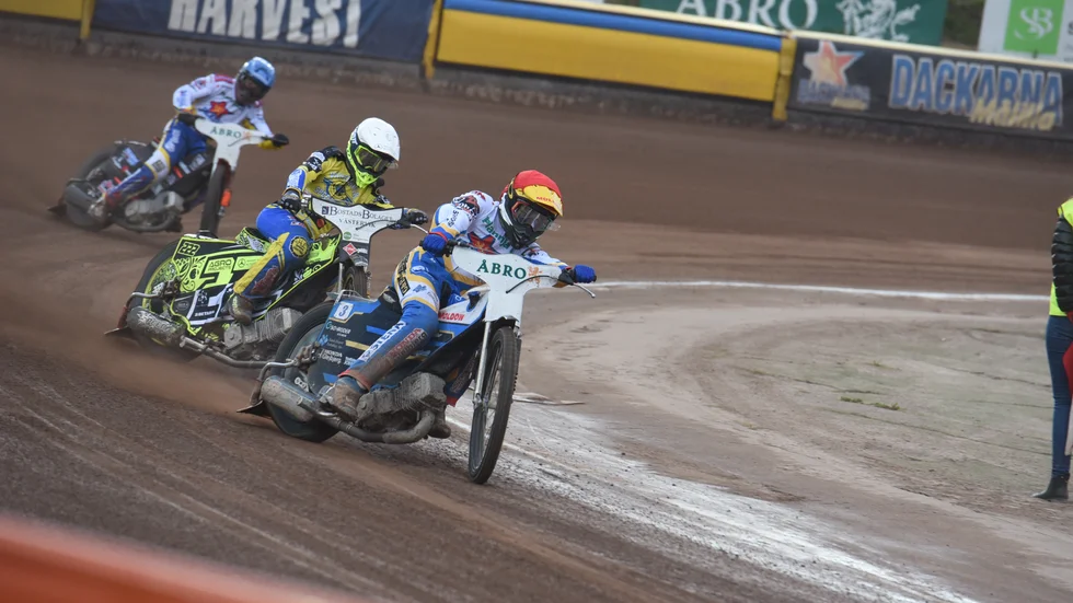 Rasmus Jensen gjorde en riktigt bra match för Dackarna.