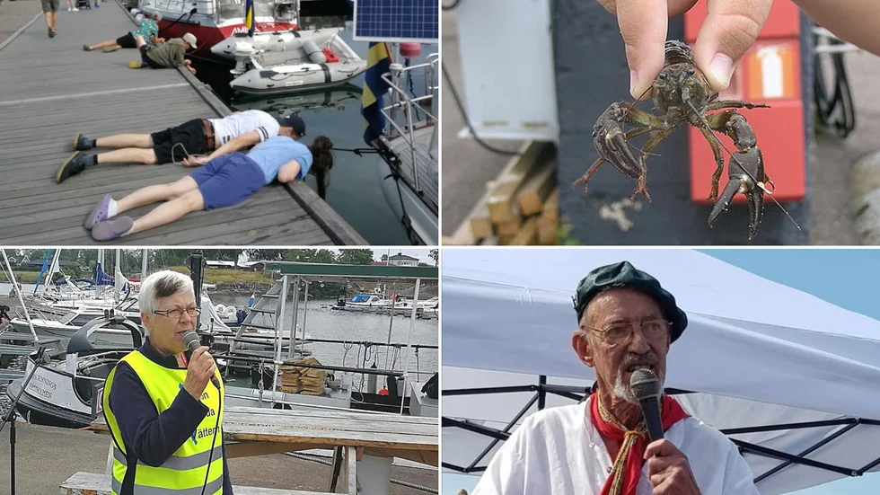 Förutom kräftfiske längs kajen kommer Lisa Lennartsson från Aktion Rädda Vättern och Björn Hanell, som bland annat berättar om Ombergs troll.