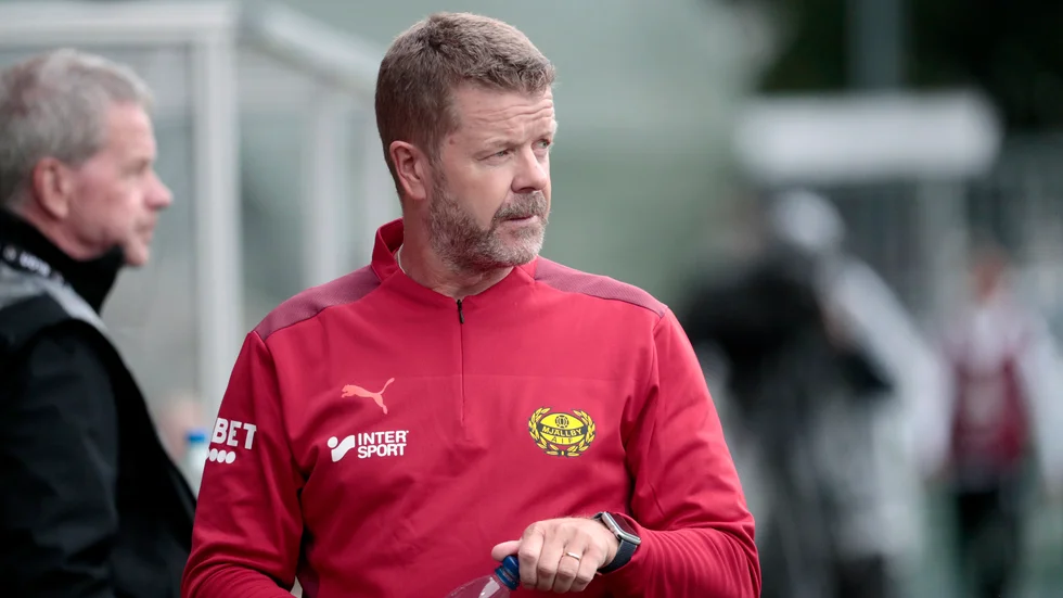 Mjällbys tränare Anders Torstensson.
