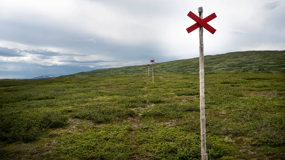 En av Sveriges fjällvandringsleder. Arkivbild.