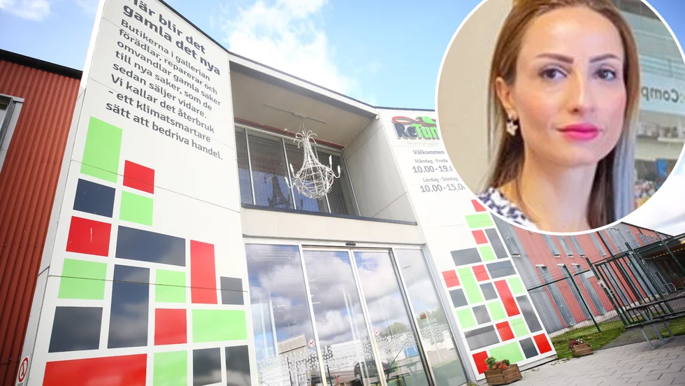 Hiba Homad tar över möbelbutiken ReTuna Design.