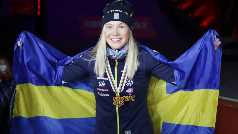 Förra vintern vann Jonna Sundling två VM-guld i tyska Oberstdorf. I sprint samt lagsprint.