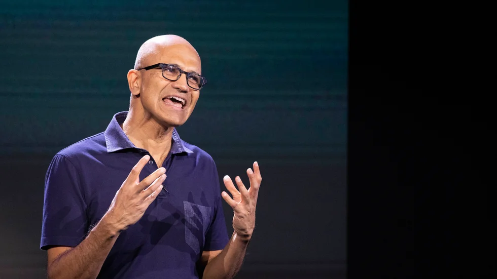 Microsofts vd Satya Nadella. Arkivbild.