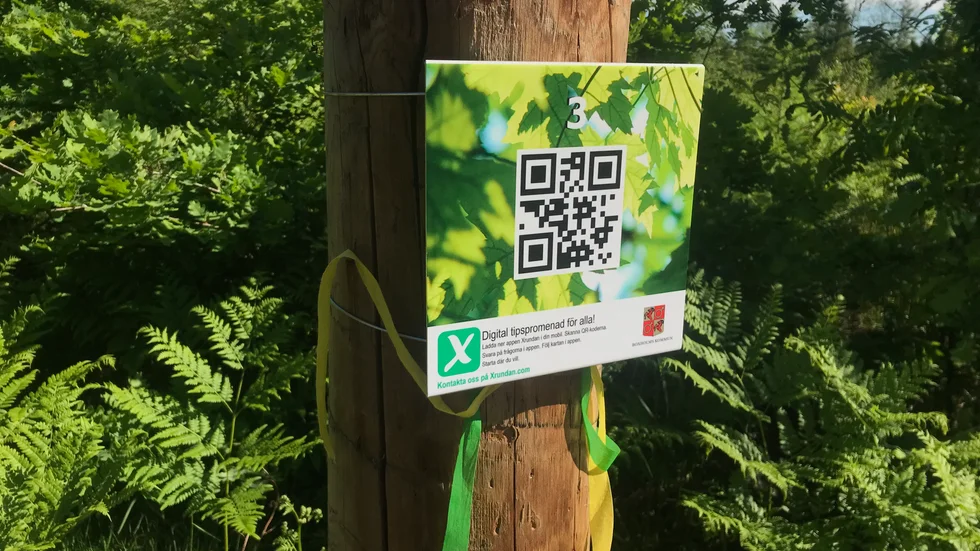 Digitala tipsrundor har satts upp i Malexander, Strålsnäs och i Boxholm.