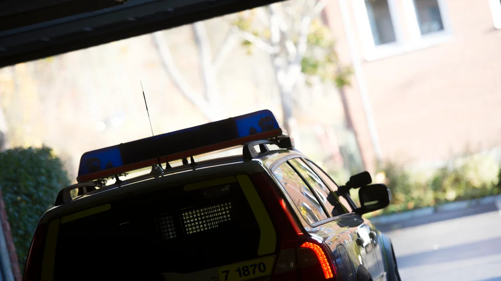 Polisen sökte efter en förare efter en biljakt. Arkivbild.