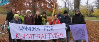 Vandrar till Stockholm – klimataktivist: "Politikerna är hycklare"