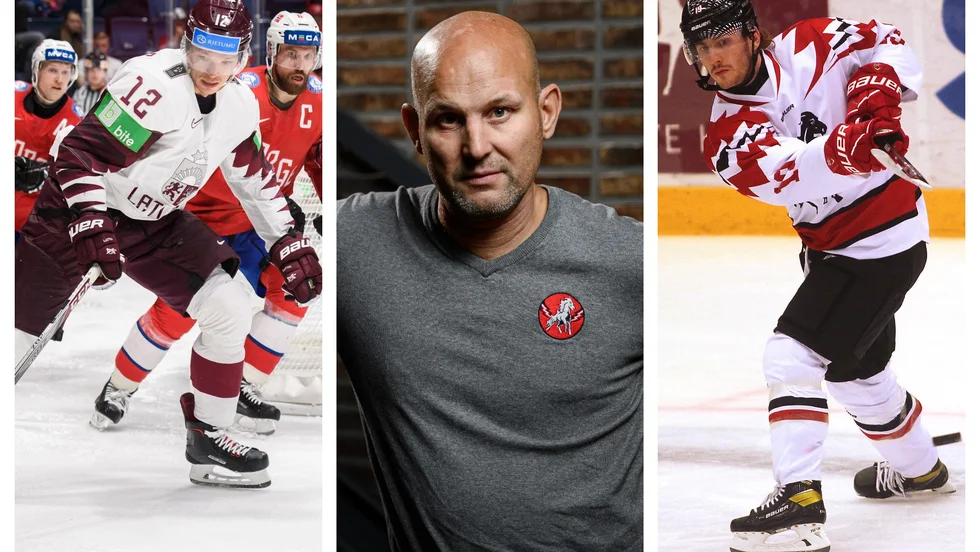 Rihards Marenis, Tony Zabel och Chad Butcher.