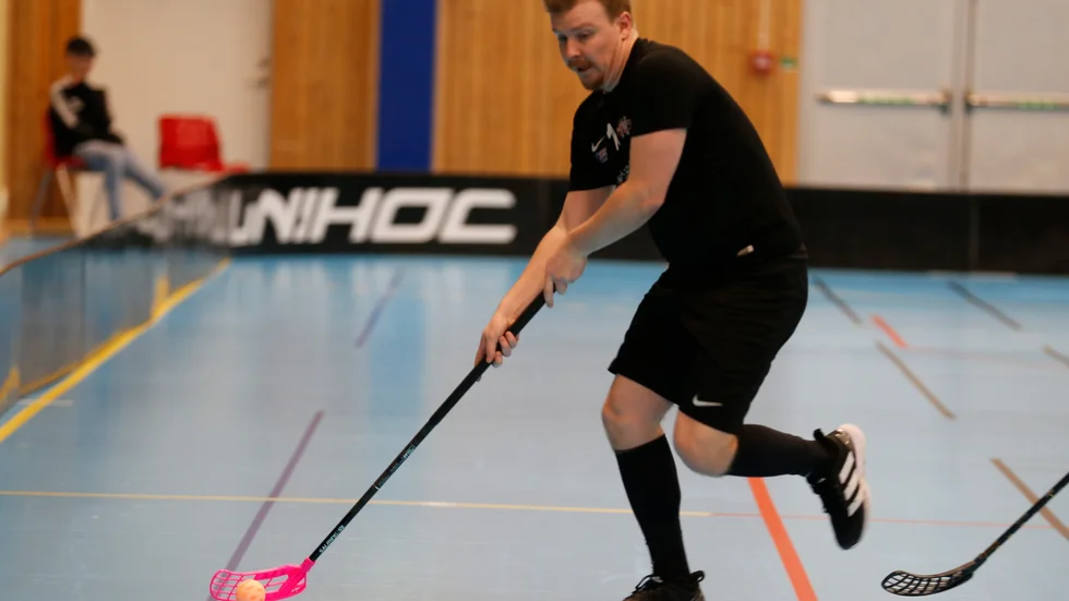 David Samuelsson är en slitvarg som bidrar över hela planen.